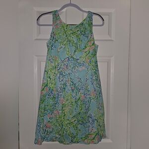 Lilly Pulitzer ropical Print Sleeveless Dress